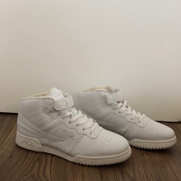 high top filas with the strap